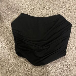 Chic Black Women's Crop Top